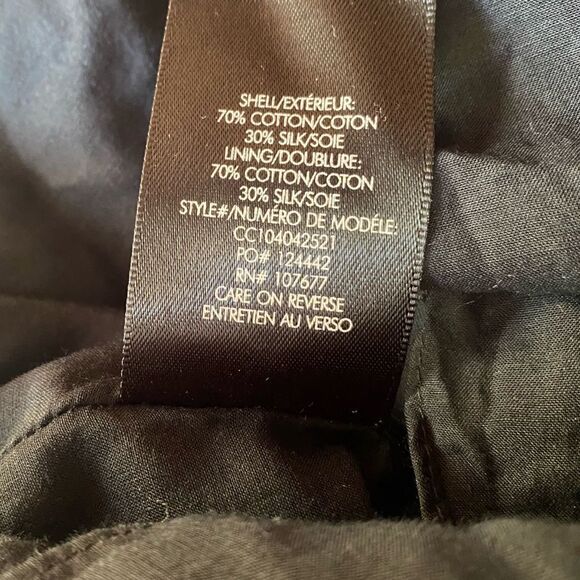 Alice + Olivia Mini Dress Size 0 Black Silk-Blend Tiered Long Sleeve - Picture 11 of 13